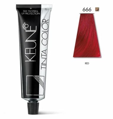 Keune Tinta Color - Стойка краска для волос Keune Tinta Лифт Энд Колор 666 Красный 60 мл - вид 1 миниатюра