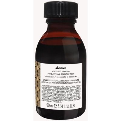 Davines Alchemic Shampoo Chocolate - Шампунь для натуральных и окрашенных волос (шоколад) 90мл - вид 1 миниатюра