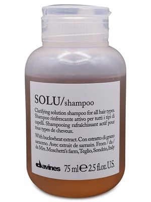 Davines Solu Refreshing Solution shampoo - Освежающий шампунь для глубокого очищения волос 75мл - вид 1 миниатюра