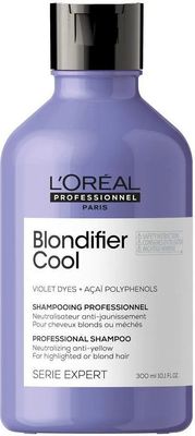 Loreal (Лореаль) Blondifier Gloss COOL Шампунь для нейтрализации желтизны холодных оттенков блонд (Реновация) 300 мл - вид 1 миниатюра