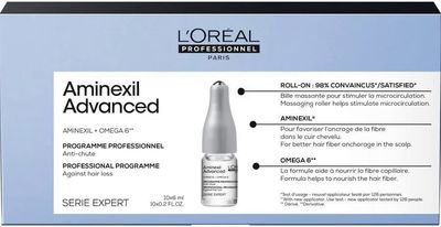 Loreal (Лореаль) Aminexil Advanced Ампулы против выпадения волос Аминексил Эдванст (Реновация) 10*6 мл - вид 1 миниатюра