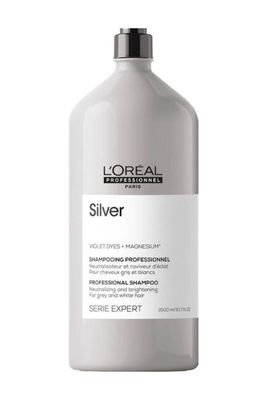 Loreal (Лореаль) Silver Шампунь для нейтрализации желтизны осветленных и седых волос (Реновация) 1500 мл - вид 1 миниатюра