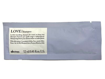 Davines Love Lovely smoothing shampoo - Шампунь для разглаживания завитка 12 мл - вид 1 миниатюра