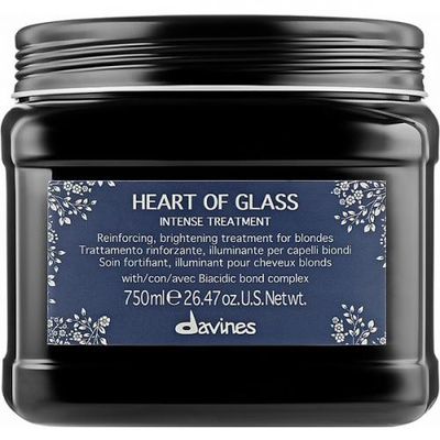 Davines Heart Of Glass Intense Treatment - Интенсивный уход для защиты и сияния блонд 750 мл - вид 1 миниатюра