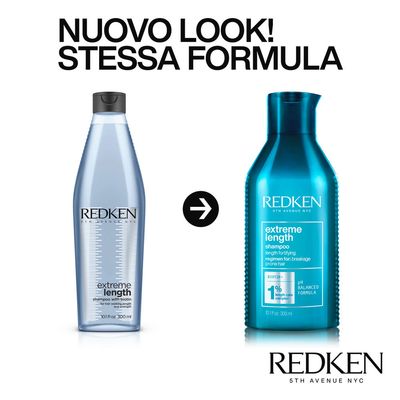Redken Extreme Length - Шампунь для укрепления волос по длине (Реновация) 300 мл - вид 1 миниатюра