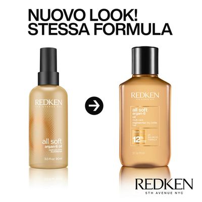 Redken All Soft Argan-6 Oil - Масло для комплексного ухода за любым типом волос (Реновация) 111 мл - вид 1 миниатюра