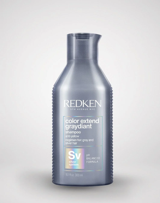Redken Color Extend Graydiant Шампунь с ультрафиолетовым пигментом для тонирования и укрепления пепельных и ультрахолодных оттенков блонд 300 мл - вид 1 миниатюра