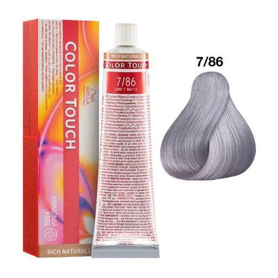 Wella Color Touch Интенсивное Тонирование 7/86 блонд жемчужно-фиолетовый, 60мл - вид 1 миниатюра
