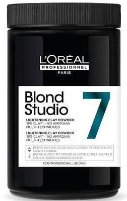 Loreal (Лореаль) Blond Studio 7 Пудра-глина для обесцвечивания волос без аммиака 500 г - вид 1 миниатюра
