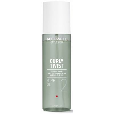 Goldwell Curly & Waves Surf Salty Oil Spray - Cпрей-масло с морской солью для создания пляжных локонов 200мл - вид 1 миниатюра