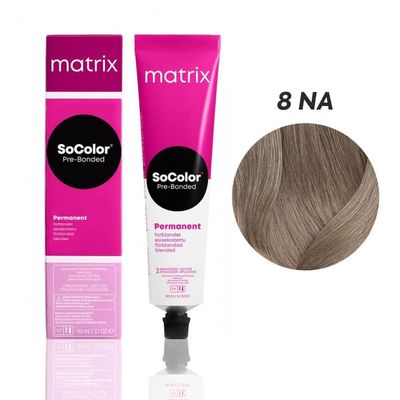 Matrix SoColor Beauty Стойкая крем-краска для волос 8NA светлый блондин натуральный пепельный 90мл - вид 1 миниатюра