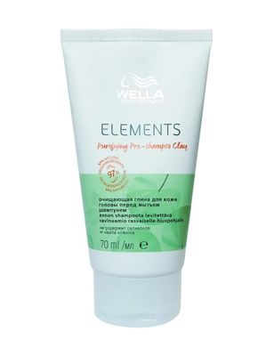 Wella Elements Purifying Pre-Shampoo Clay Очищающая глина для кожи головы перед мытьем шампунем 70 мл - вид 1 миниатюра