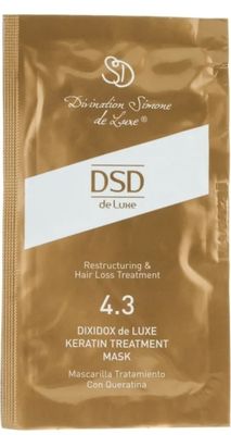 DSD De Luxe Treatment Keratin Mask № 4.3 - Маска Восстанавливающая с Кератином 10мл - вид 1 миниатюра