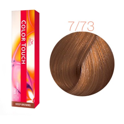 Wella Color Touch Интенсивное Тонирование 7/73 блонд коричнево-золотистый, 60мл - вид 1 миниатюра