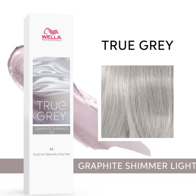 Wella True Grey Тонер для натуральных седых волос Graphite Shimmer Light 60мл - вид 1 миниатюра