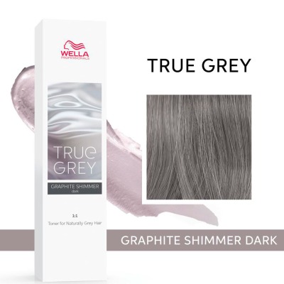 Wella True Grey Тонер для натуральных седых волос Graphite Shimmer Dark 60мл - вид 1 миниатюра