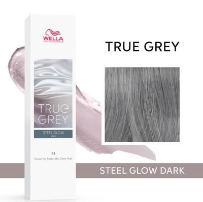 Wella True Grey Тонер для натуральных седых волос Steel Glow Dark 60мл - вид 1 миниатюра