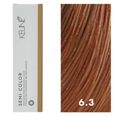 Keune Semi Color - Краска для волос 6.3 - Темный золотистый блондин 60 мл - вид 1 миниатюра