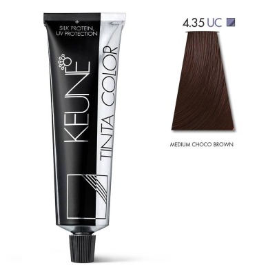 Keune Tinta Color - Стойка краска для волос 4.35 Средний шатен шоколадный 60 мл - вид 1 миниатюра